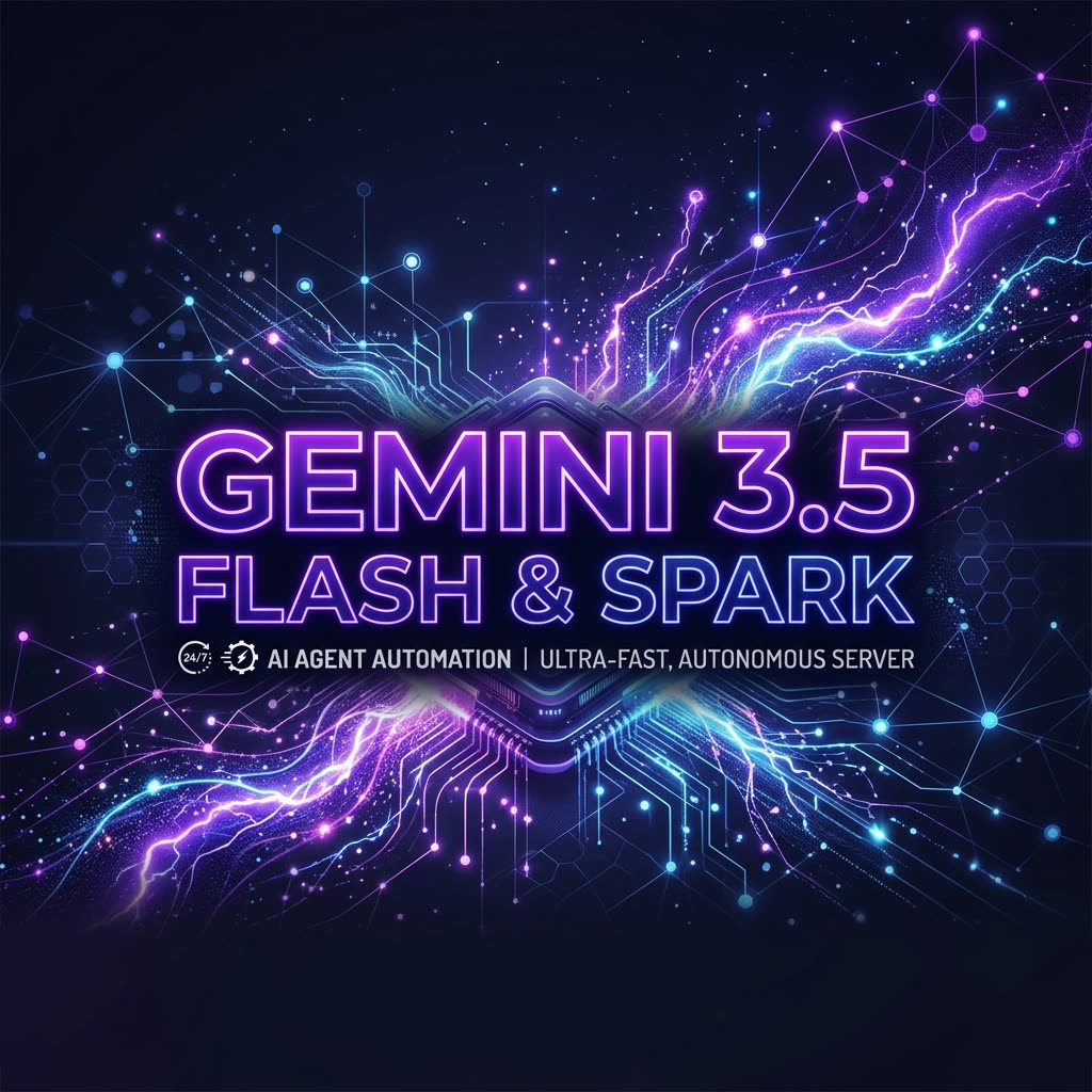 Google I/O 2026: The New Gemini 3.5 Flash & Gemini Spark Agent Breakdown thumbnail