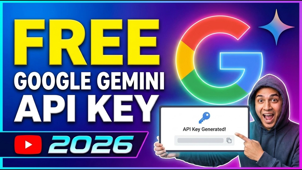 How to Get Your Free Google Gemini API Key (Step-by-Step) thumbnail