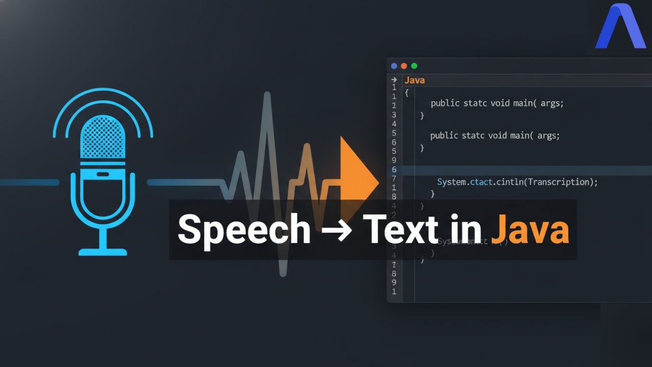 How to Build a Speech-to-Text App with Java and AI thumbnail