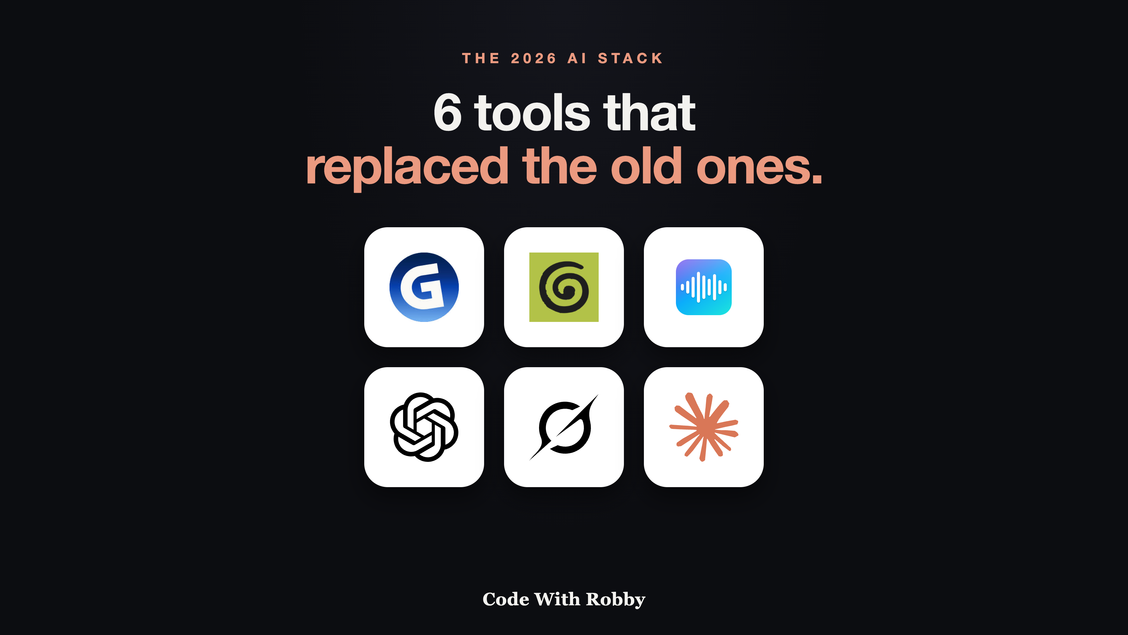 The 2026 AI Stack: 6 Tools That Replaced the Old Ones thumbnail